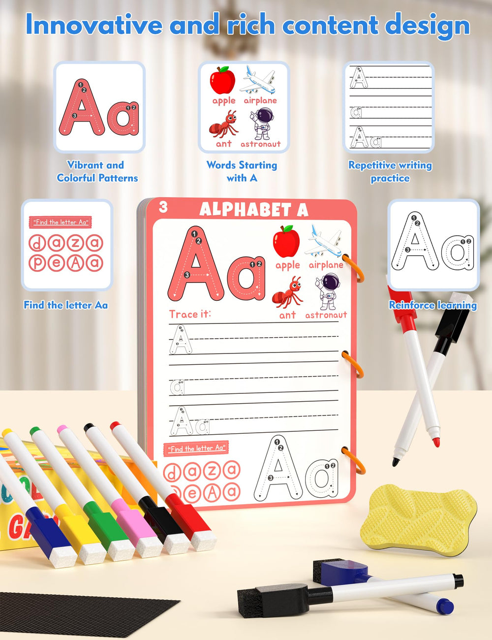 MORECOLL storage bag ensures all pieces stay together for on-the-go learning.