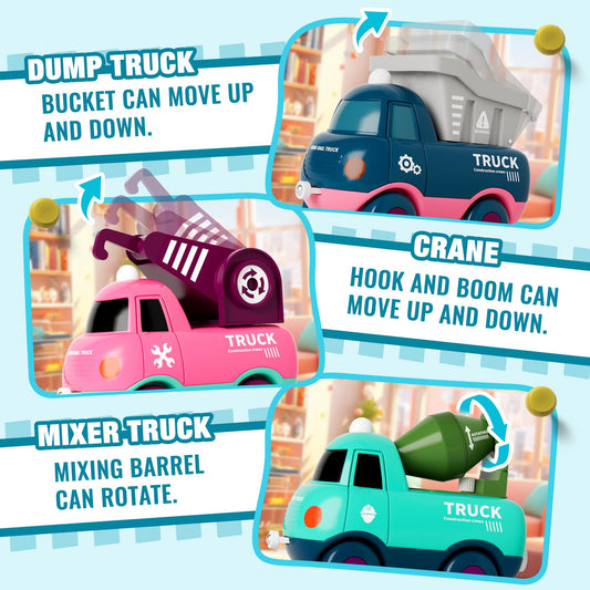 MORECOLL train set crane motion enhances pretend construction and role-play adventures.
