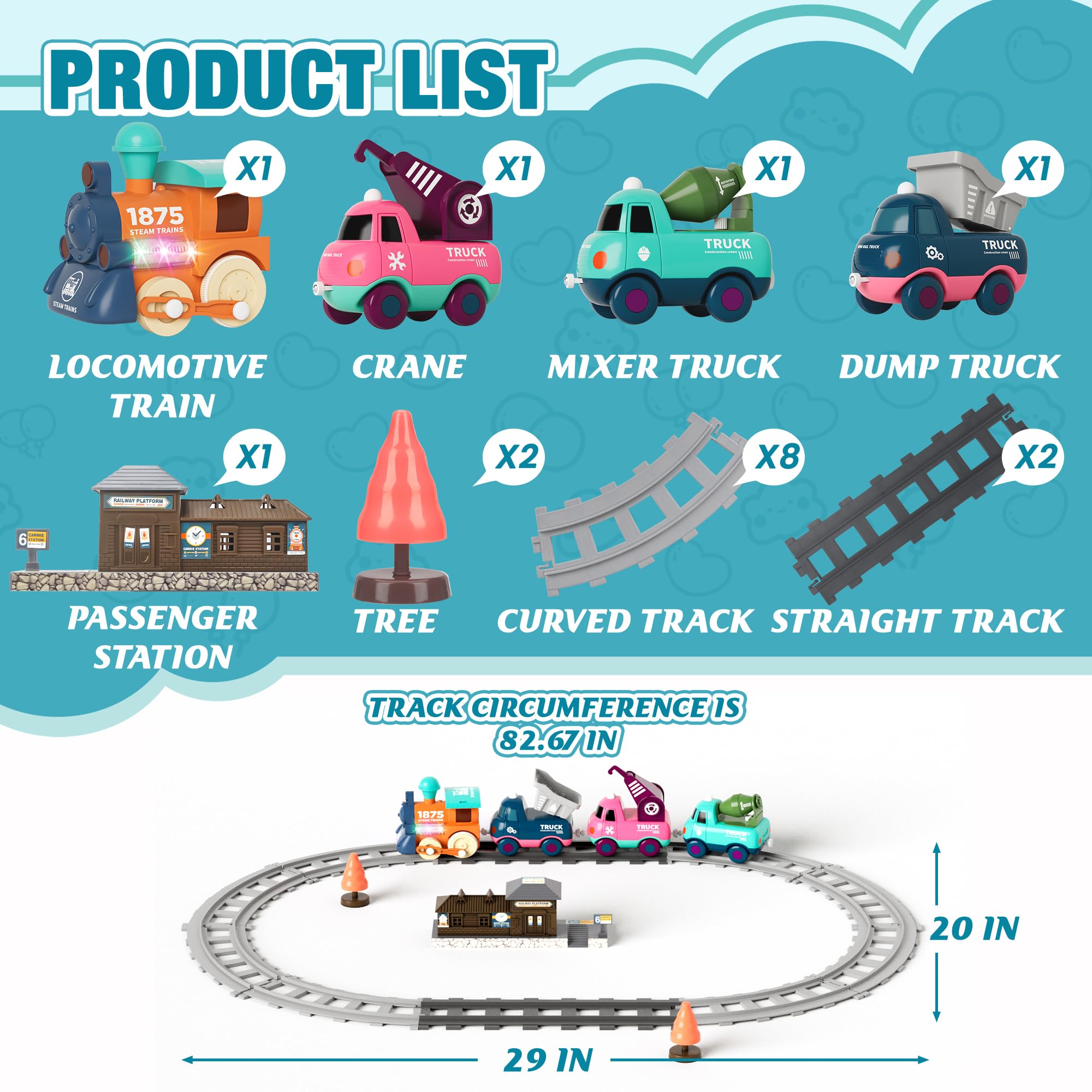 MORECOLL curved tracks enable versatile layouts and easy track building.