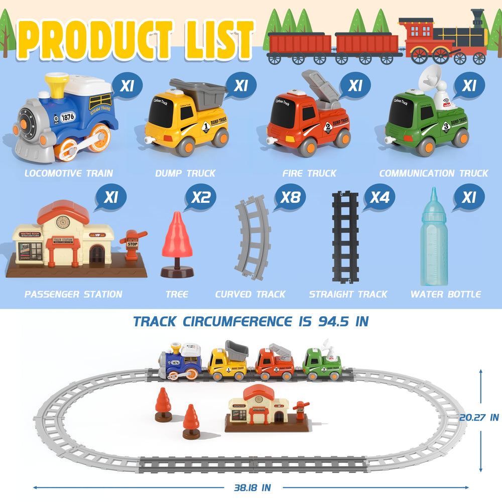MORECOLL water bottle steam activation adds realistic train feel