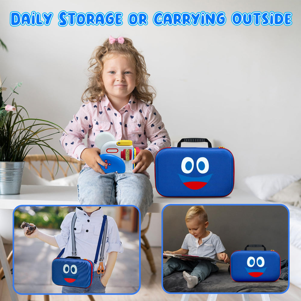 MOREXIMI case is compact and travel-friendly for Little Tikes storytelling gear.