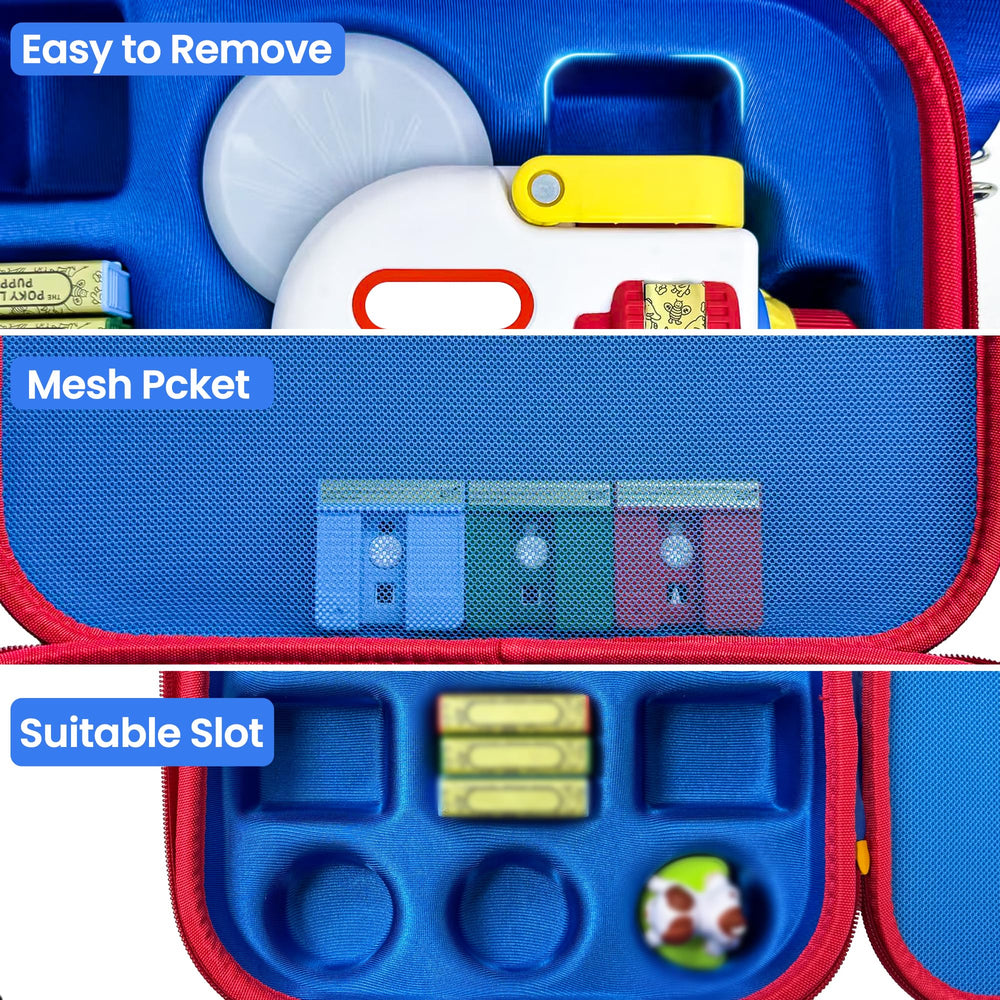 Dual carry options: convenient handle and adjustable shoulder strap for busy families.