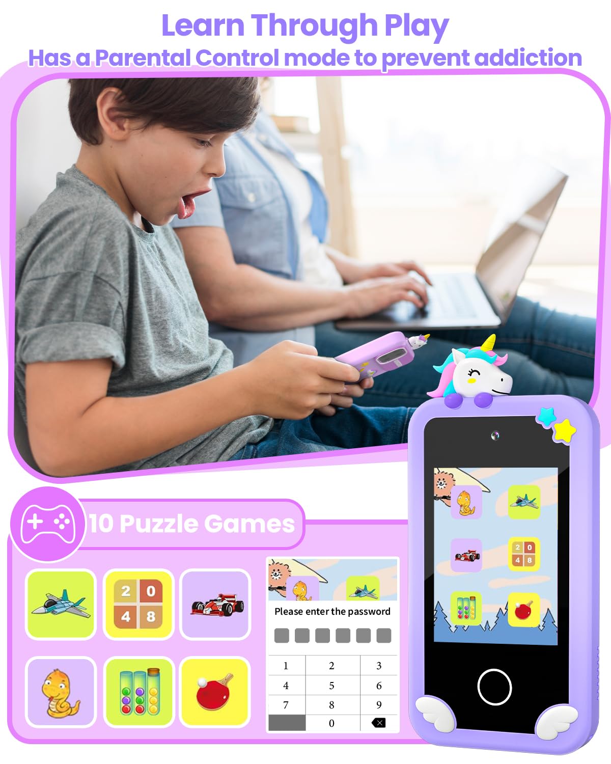 MOREXIMI 2.8-inch touchscreen offers simple navigation.
