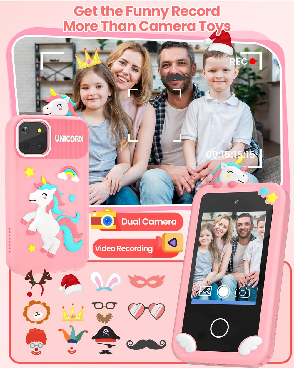 MOREXIMI pink learning games support early math and reading skills