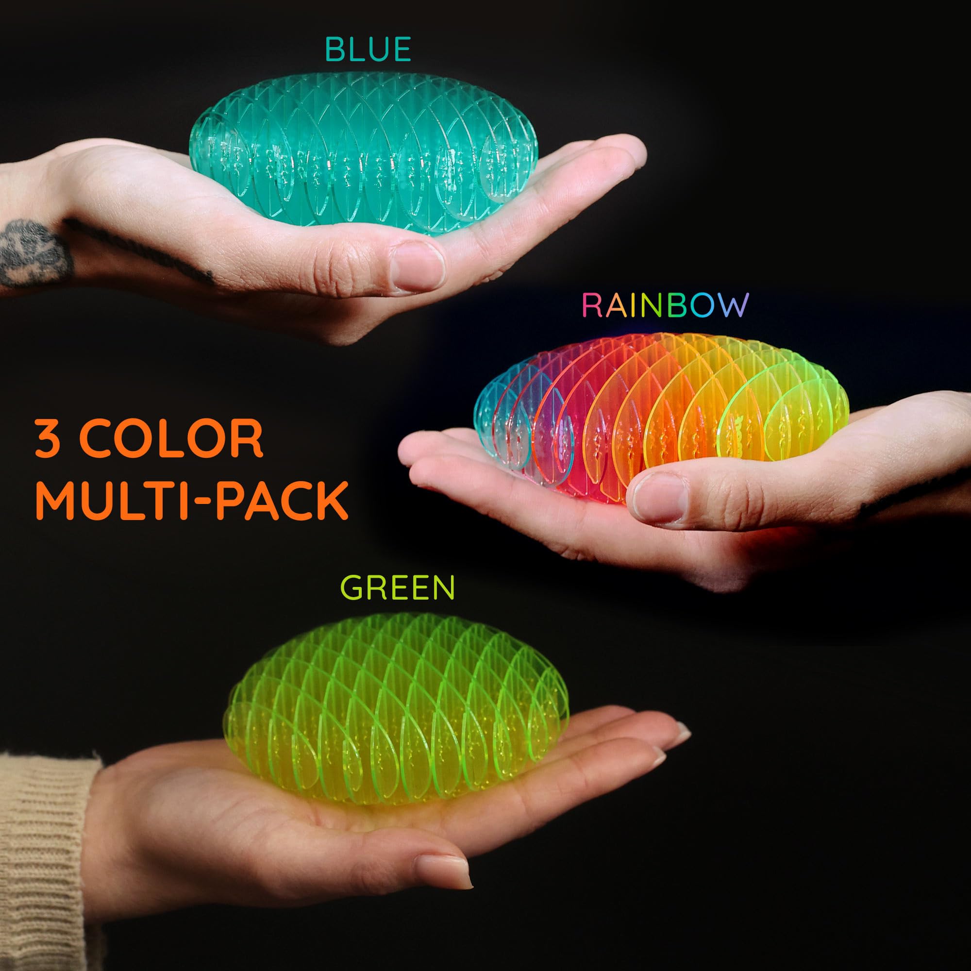Morf Fidget Worm blue discreet fidget for meetings and study