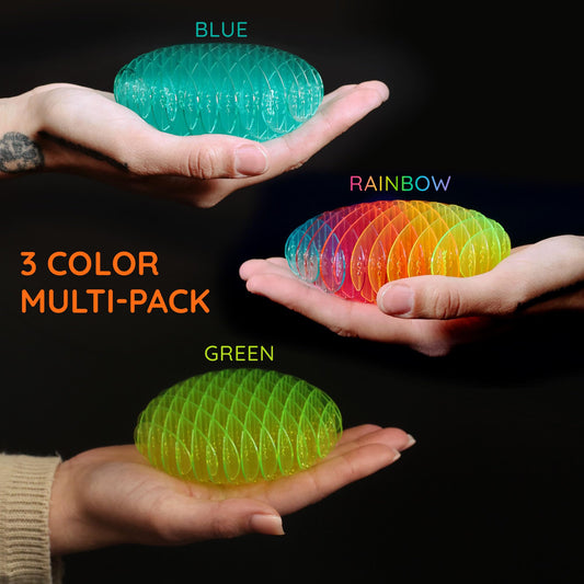 Morf Fidget Worm blue discreet fidget for meetings and study