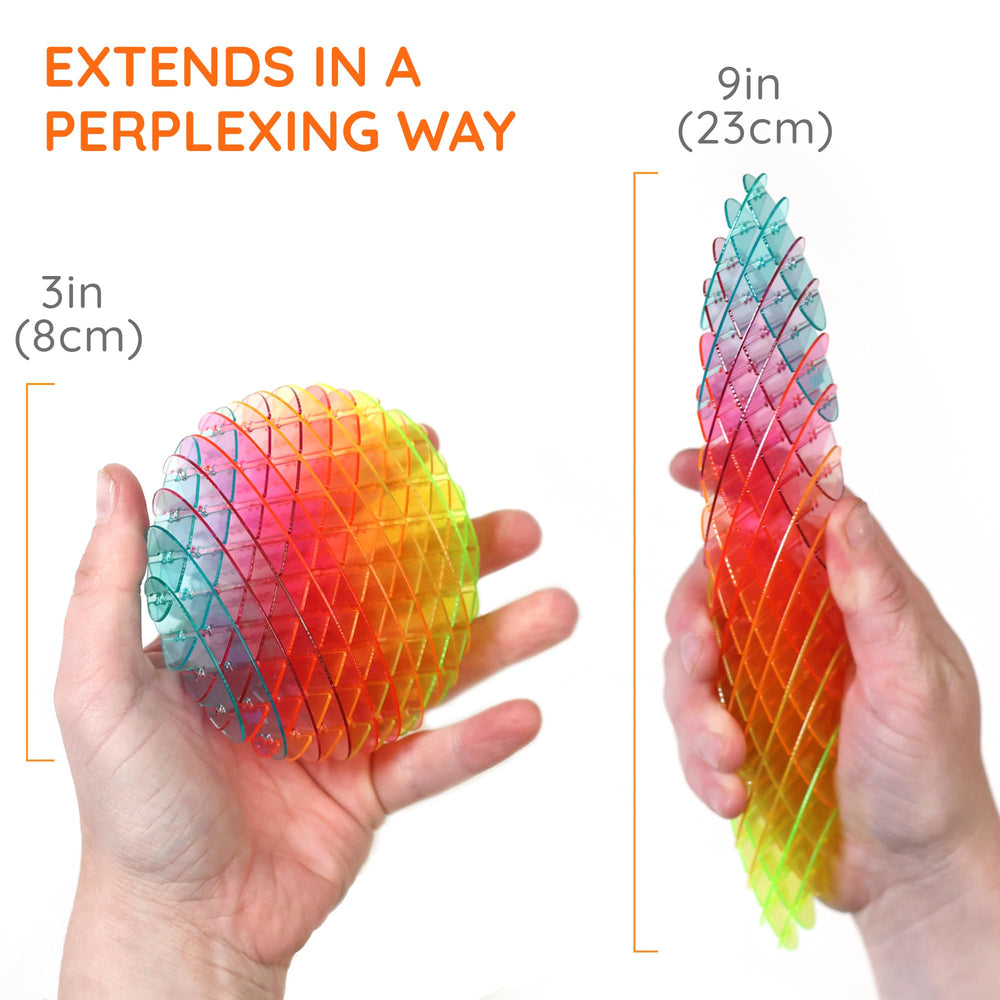 Morf Fidget Worm rainbow versatile toy for creativity and concentration