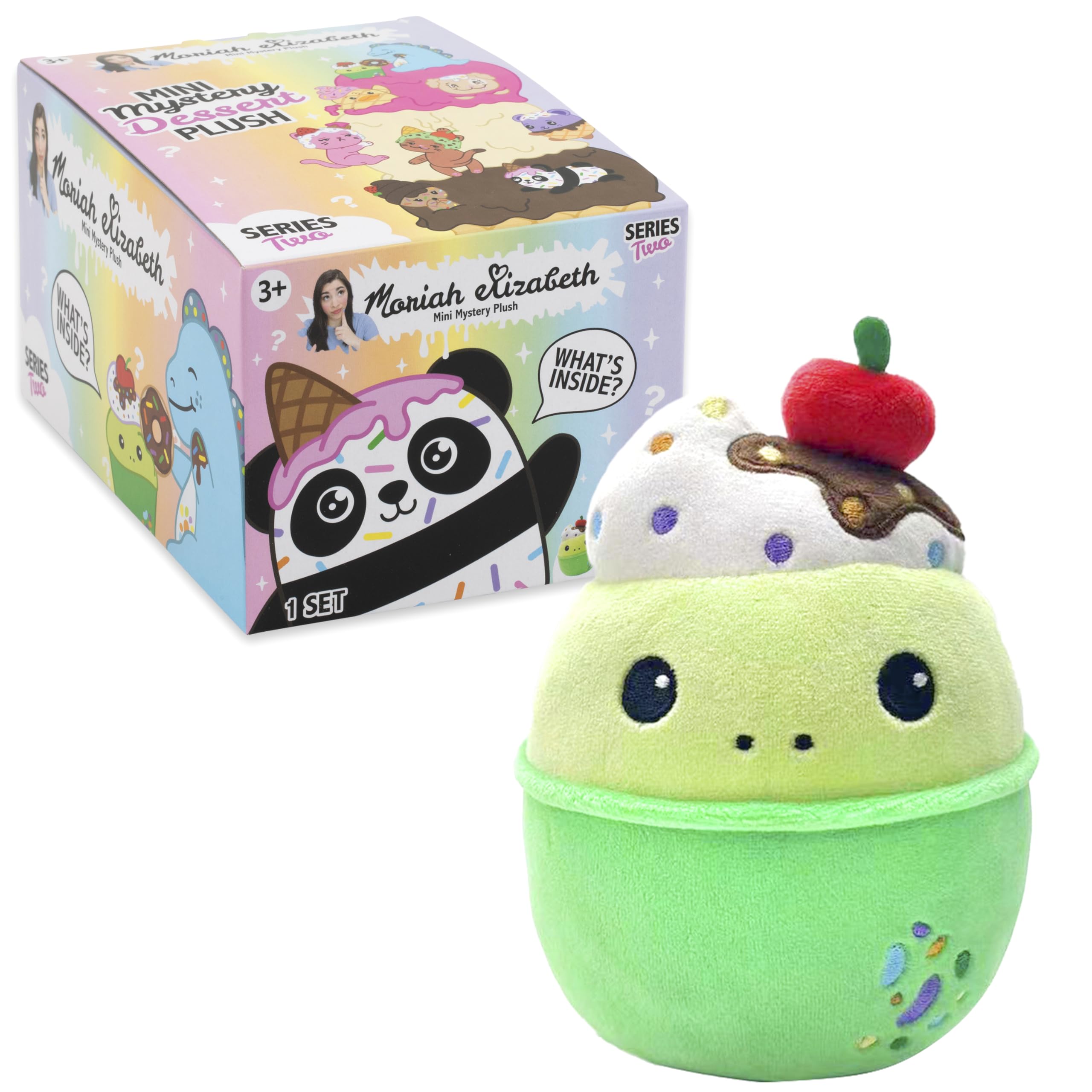 Moriah Elizabeth Dessert Pickle plush, unique dessert-themed character for collection variety