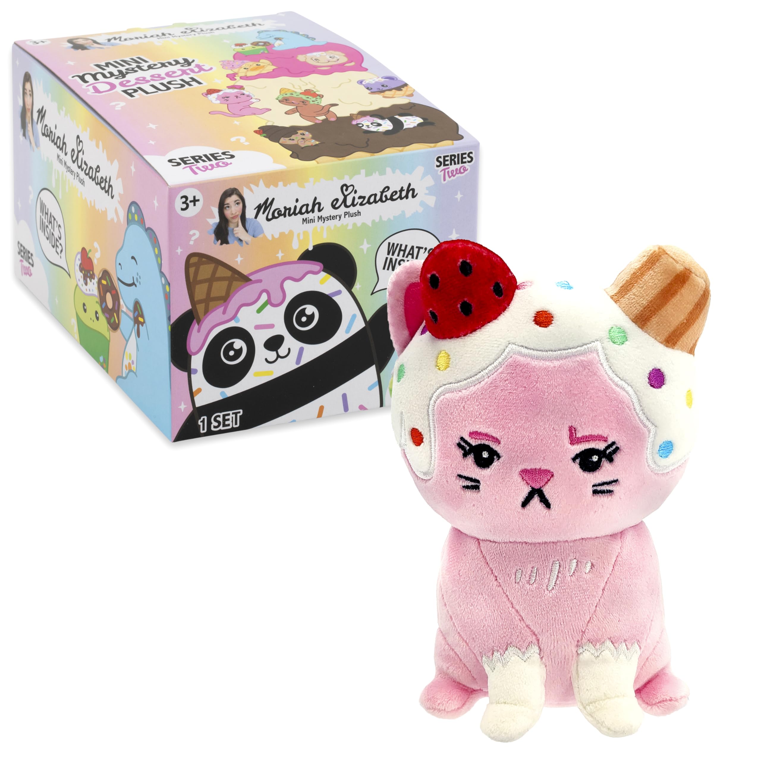 Moriah Elizabeth Ice Cream Bear plush, a squishy buddy for cozy playtime