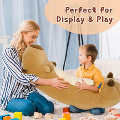 MorisMos Capybara Pillow full-length cuddle ideal for lounging