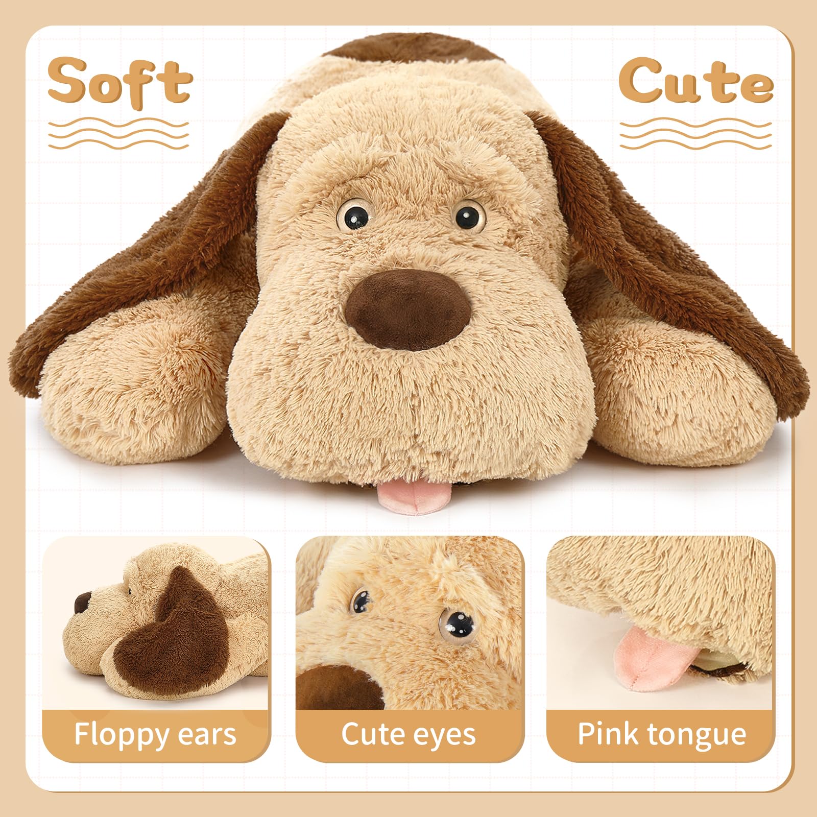 MorisMos cozy-bedroom-dog-plush enhances a warm, inviting space.