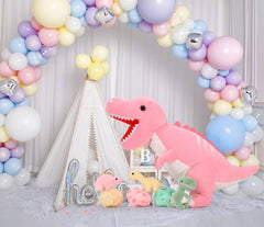 MorisMos five-inch baby dinosaurs accompany the big mommy for shared play.