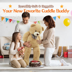 MorisMos teddy bear gift-wrapping moment showcasing grand gifting impact
