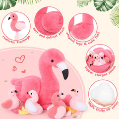 MorisMos flamingo gift packaging for birthdays and holidays