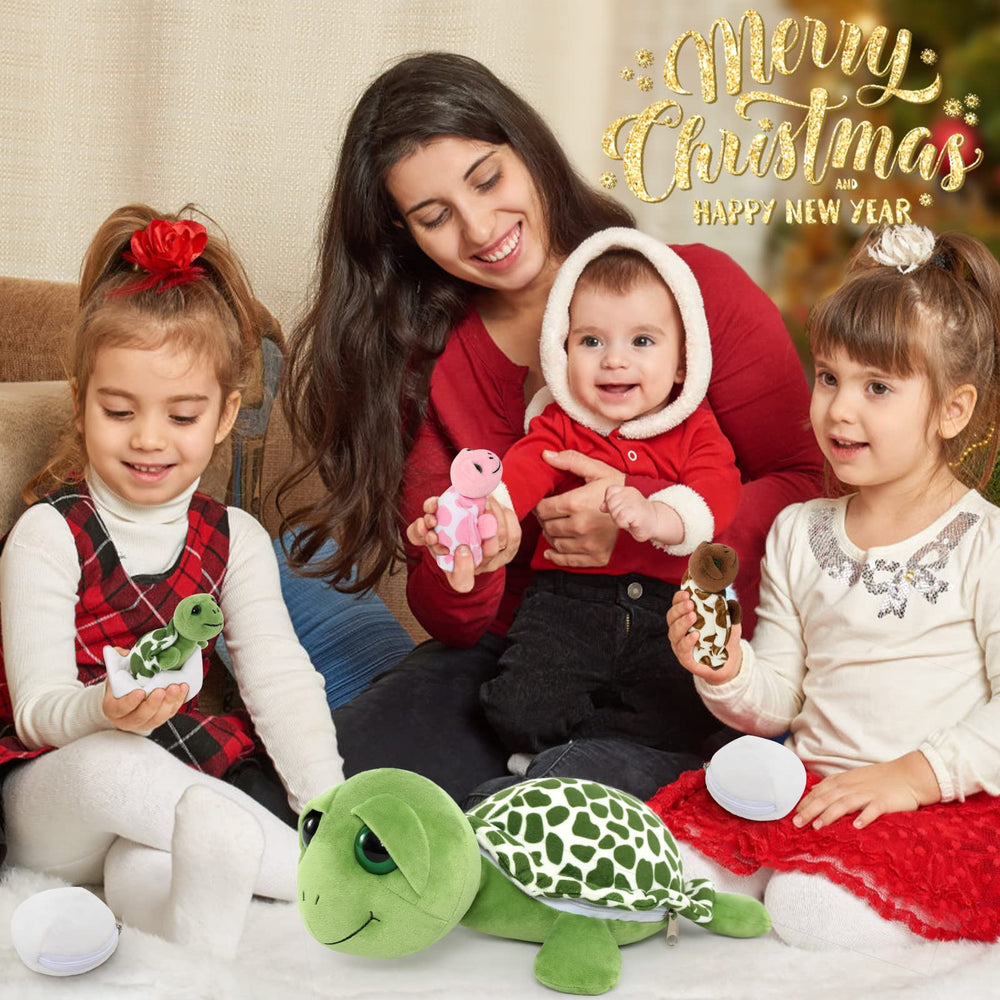 MorisMos soft plush turtle fabric, safe cuddle buddy for naps and bedtime.
