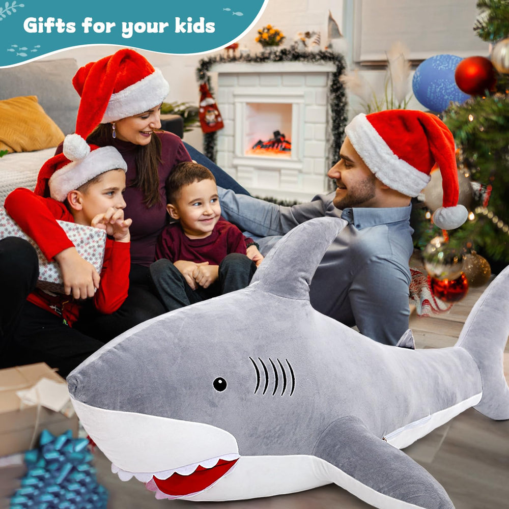 MorisMos shark bedroom playroom decor adds playful ocean vibes.
