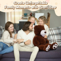 MorisMos huge teddy serves as a cozy decor focal point in any room