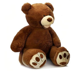 MorisMos dark brown teddy makes a timeless gift for birthdays and more