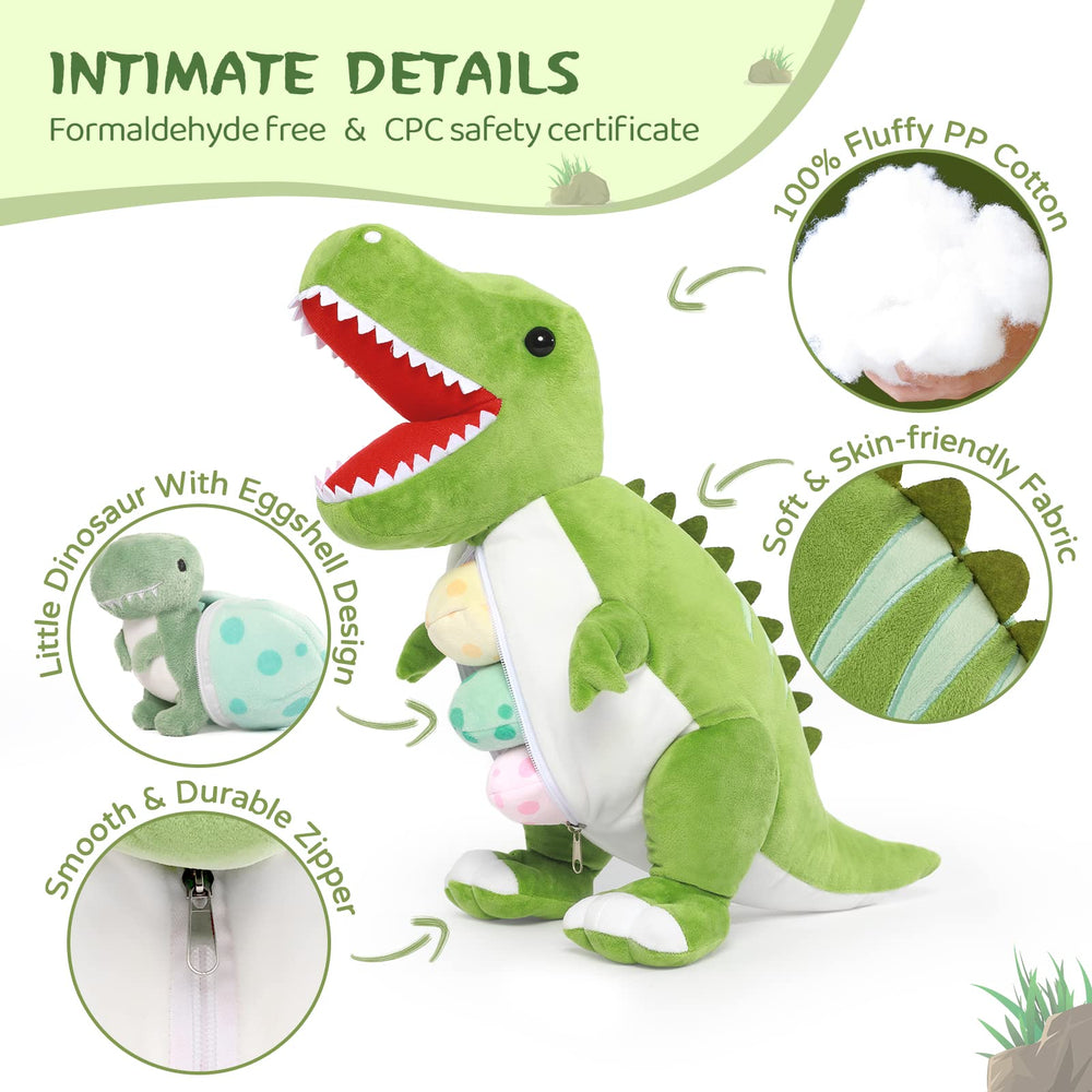 MorisMos dinosaur room decor plush display