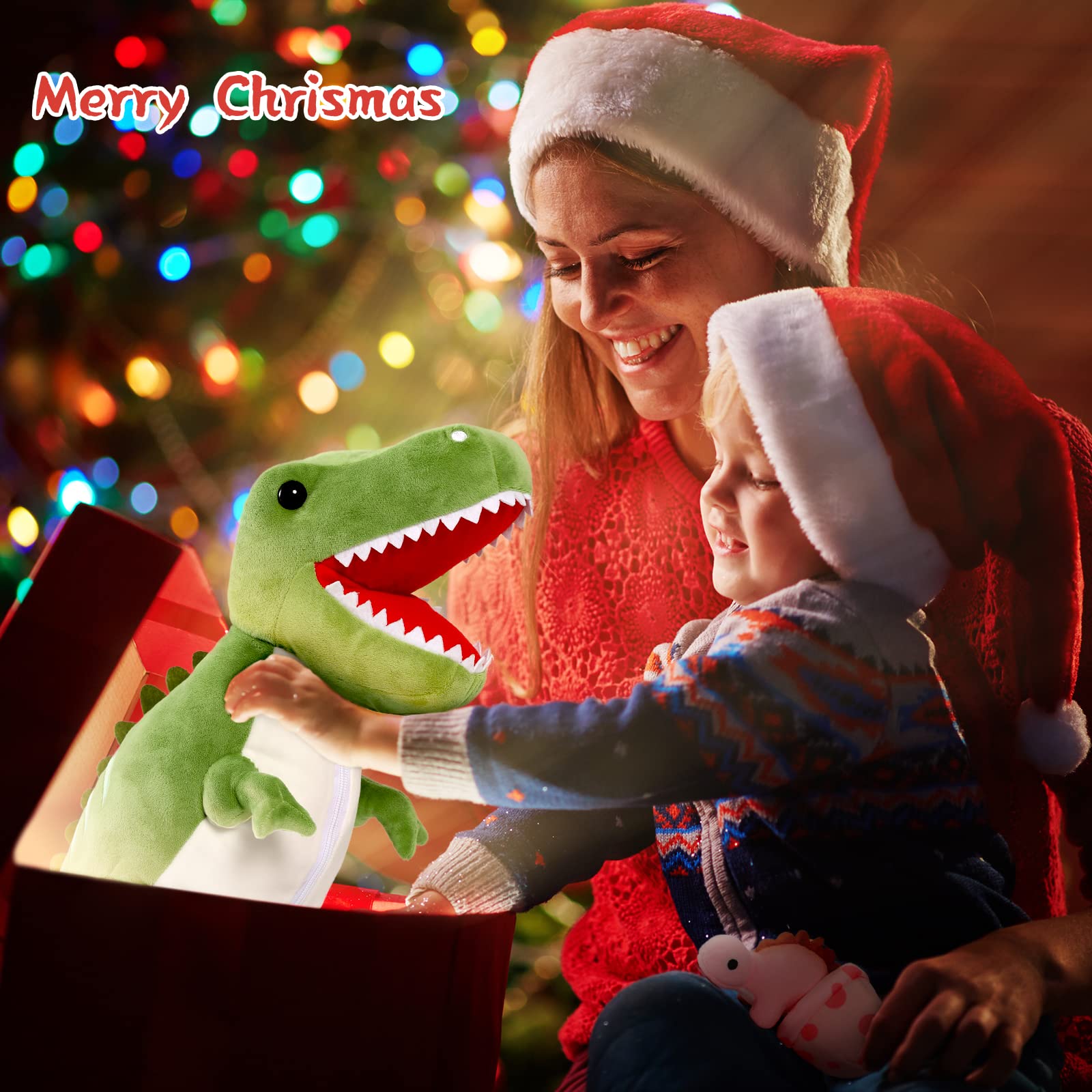MorisMos dinosaur plush set gift for kids birthdays