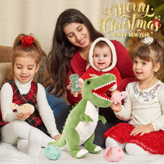 MorisMos baby dinos in tummy zipper storage design