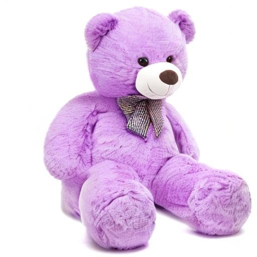 MorisMos 47-inch teddy in violet brightens bedrooms and playrooms.