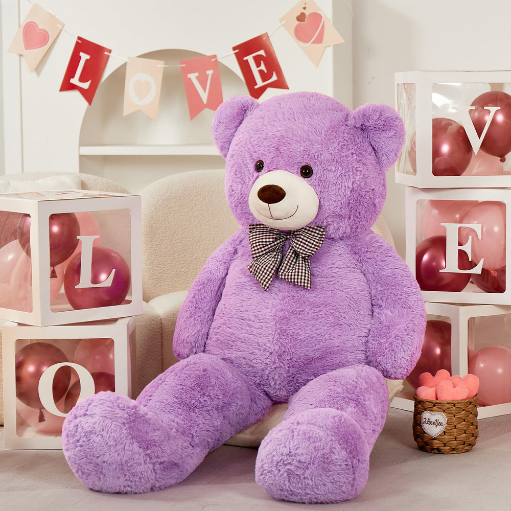 MorisMos violet bear as a Valentine's or anniversary gesture.