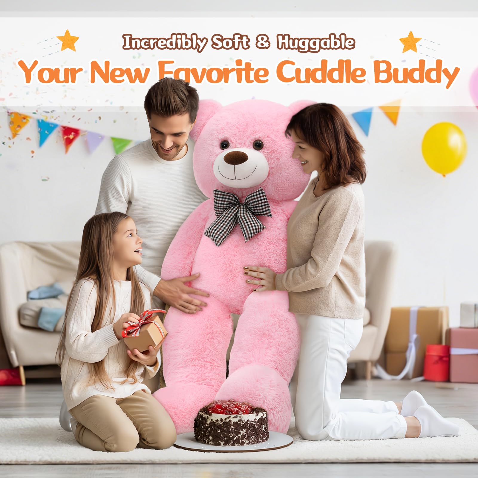 Gift-ready MorisMos teddy bear packaging enhances celebration gifts.