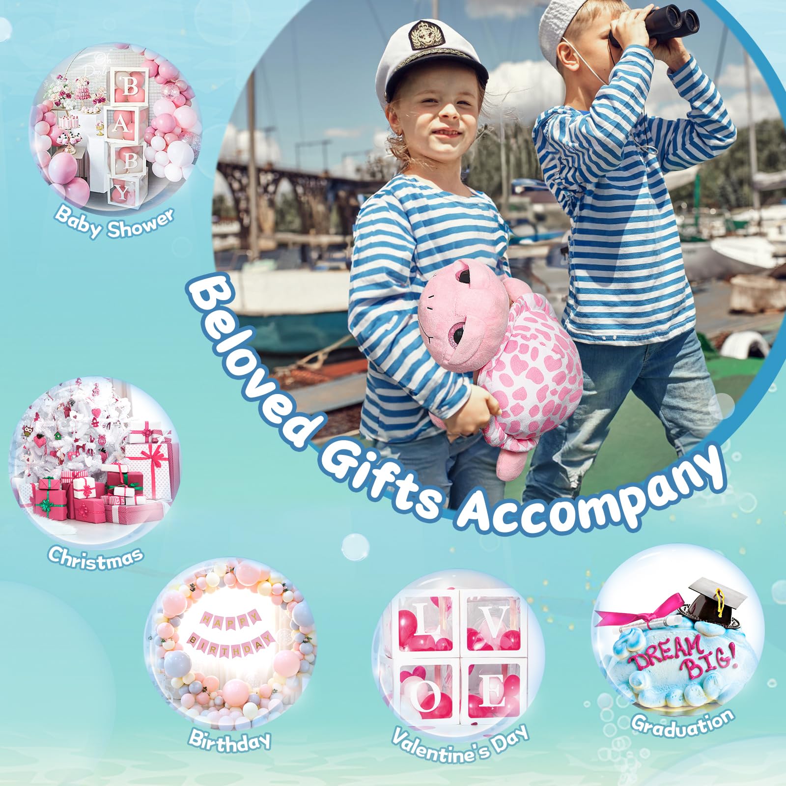 MorisMos sea turtle makes a cute, gift-ready addition to kids' rooms.