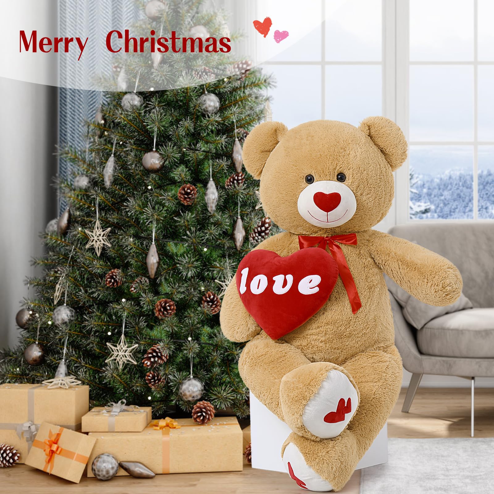 Soft MorisMos teddy for cozy movie nights.