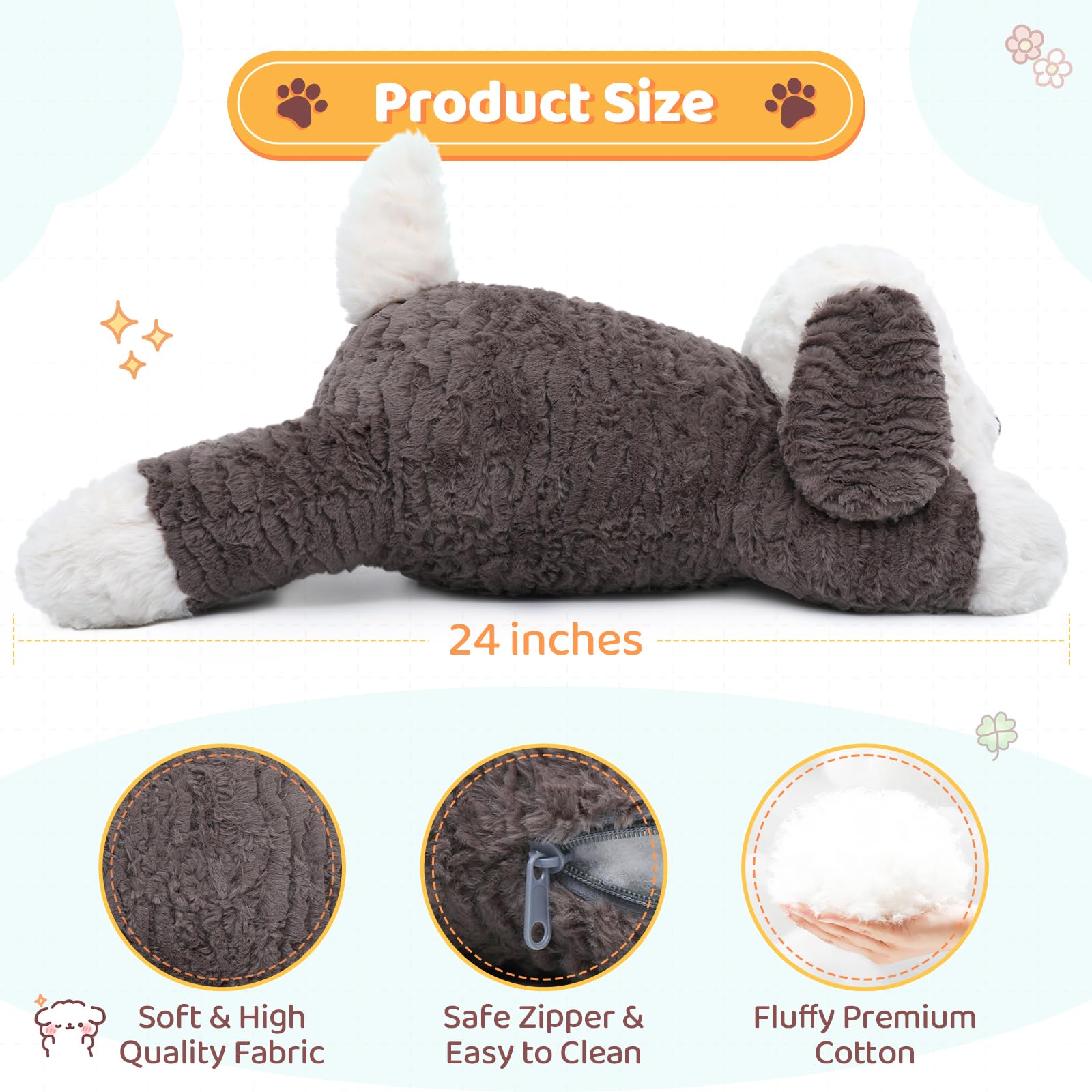 MorisMos weighted plush makes a delightful surprise gift for friends and kids.