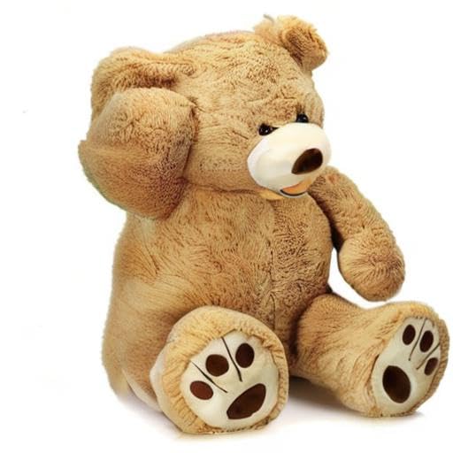 Effortless care; fluff restoration keeps the bear inviting.