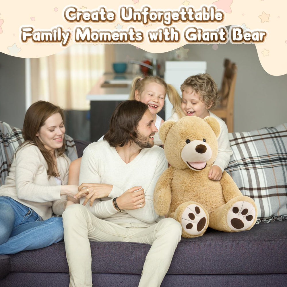 Shipped vacuum-sealed; easy fluff-up restores soft, lifelike cuddles.