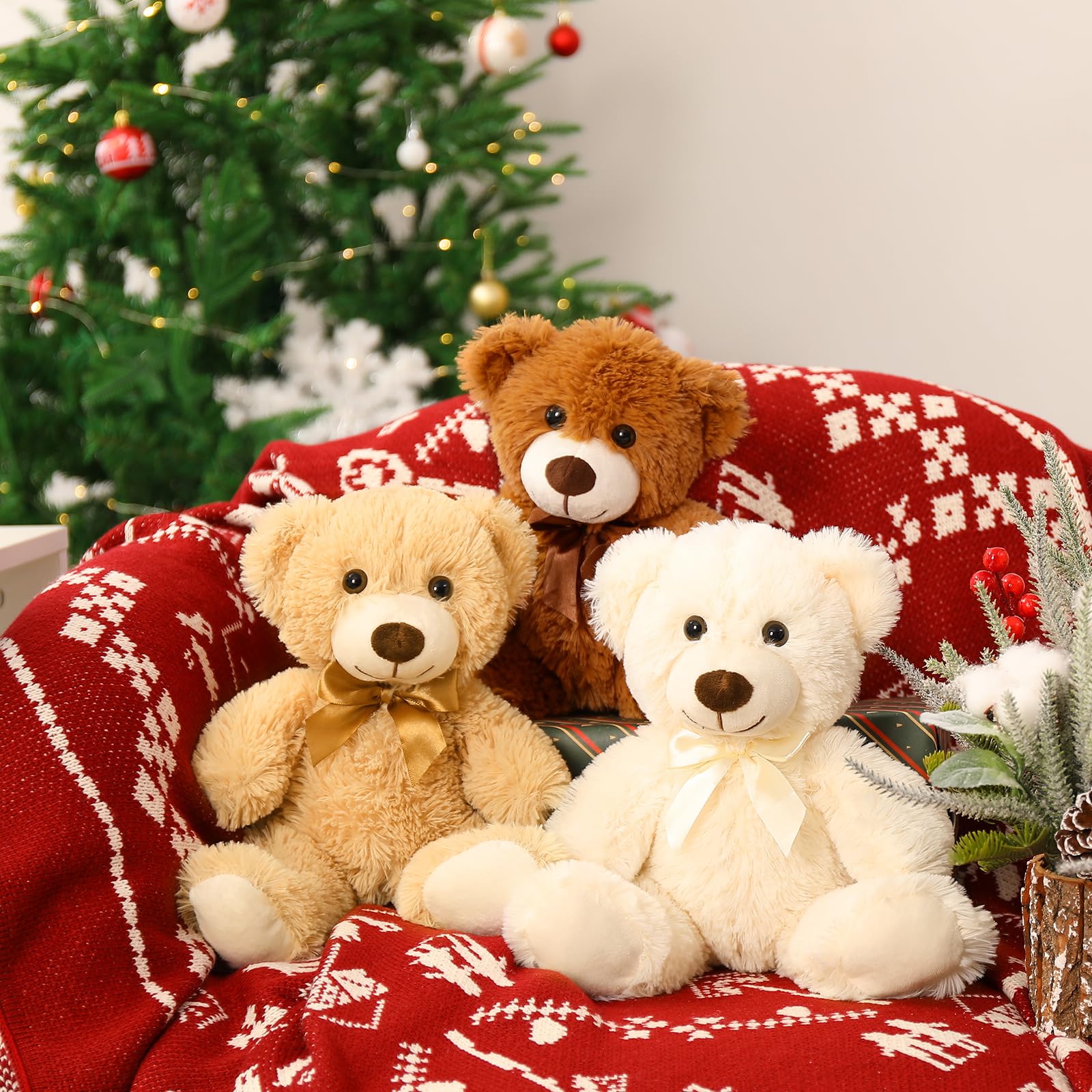 MorisMos vacuum-packed teddy bears shipped compactly for easy storage and quick fluff
