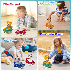 Moritakk friction-powered car toys with rounded corners for safe play.
