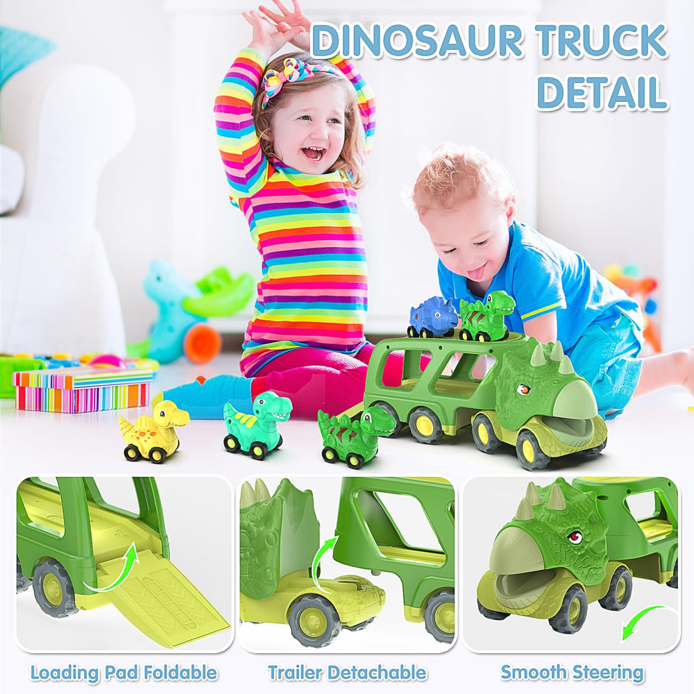 Moritakk pull-back dino car 1 demonstrates self-propulsion