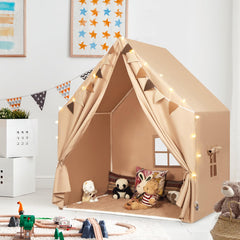 MORITECK padded mat inside play tent for comfortable play time