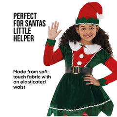 Morph Elf Costume pom pom hat keeps look complete and merry.
