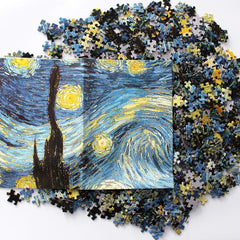 Moruska Starry Night poster-reference aids guided assembly and faster progress