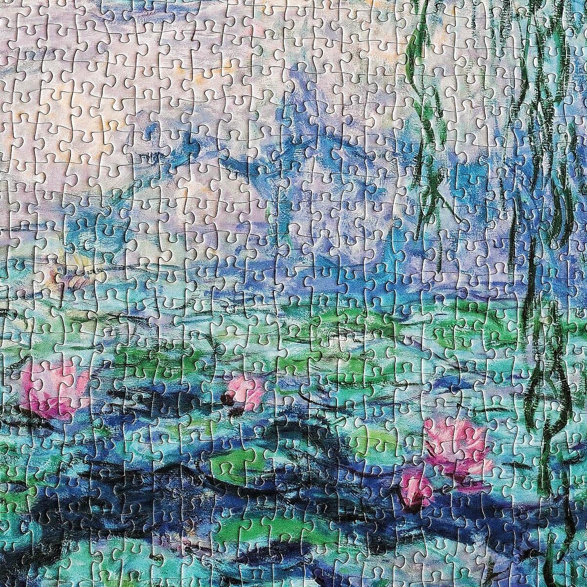 Moruska Water Lilies Monet poster included for progress reference