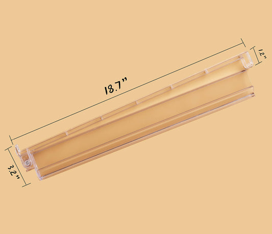 Mose Cafolo transparent mahjong rack highlights 18-inch convenience