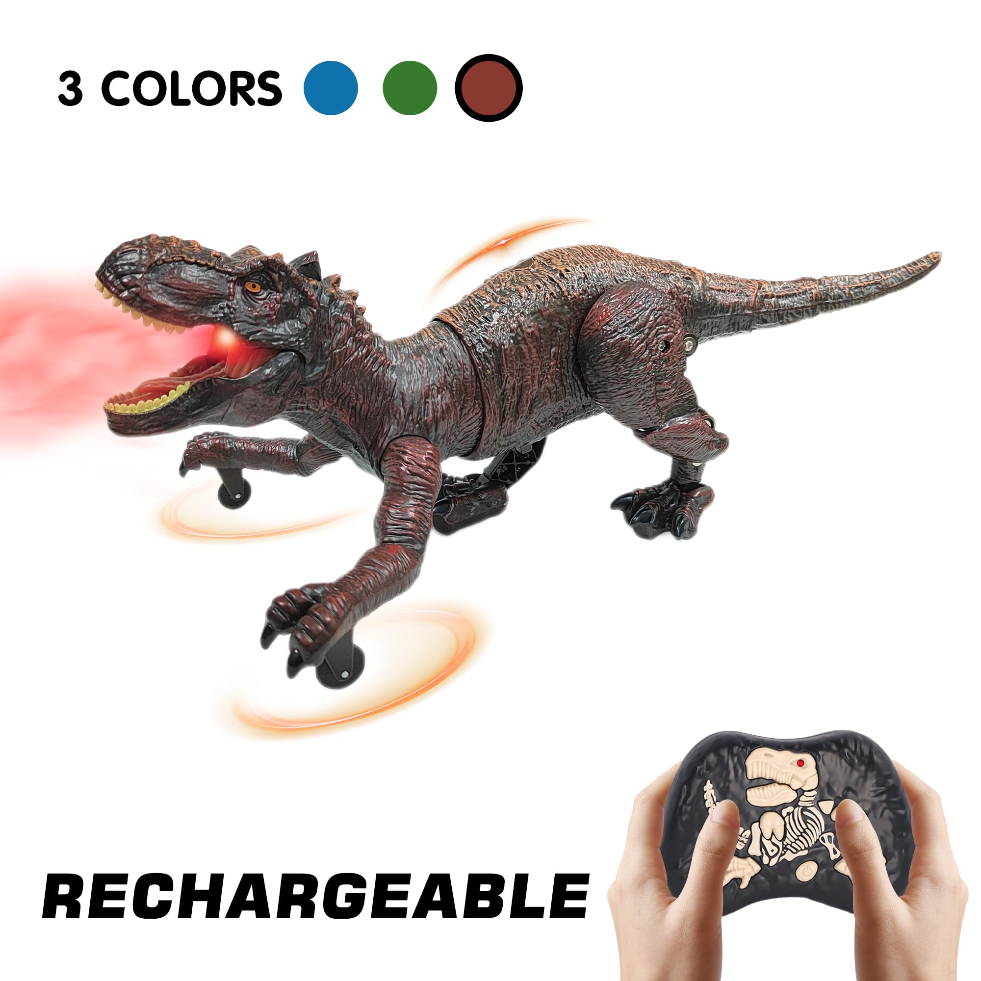 Moskiddo T-Rex toy encourages curiosity with durable, safe build.