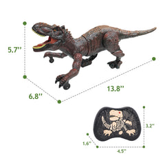 Moskiddo RC T-Rex roaring feature enhances pretend-play moments.