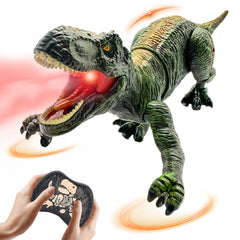 Moskiddo RC T-Rex walking action for active imaginative play.