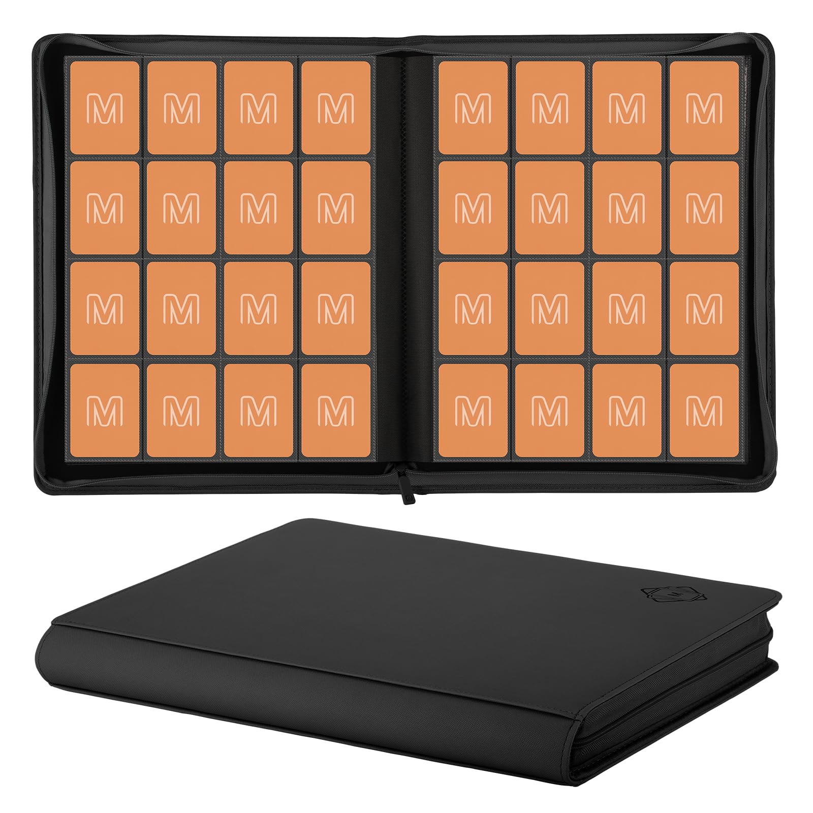MOSLA Premium Card Binder cover with 16 pockets keeps cards protected and organized.