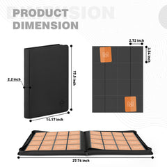MOSLA durable textured PU leather cover provides water and dust resistance.