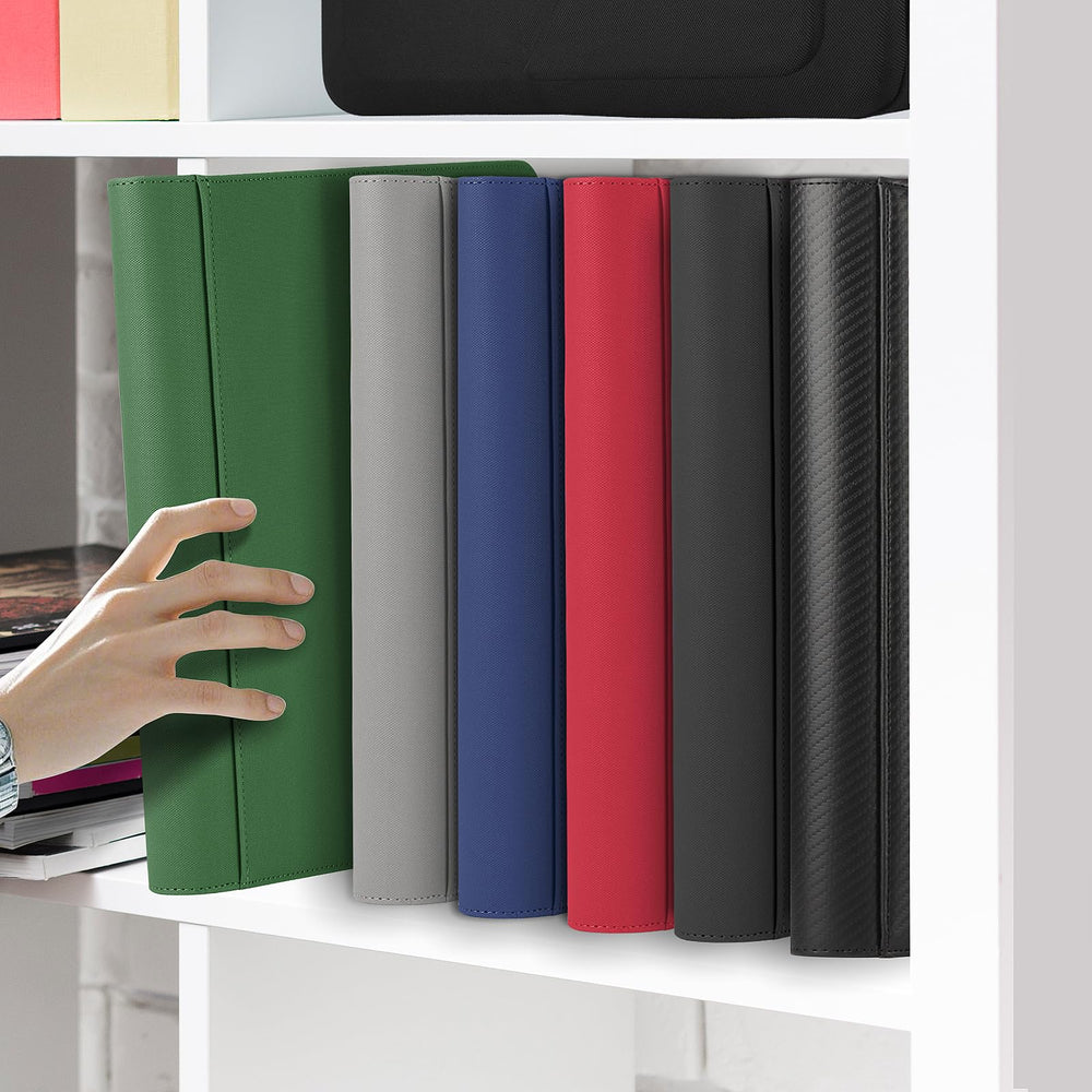 MOSLA Toploader Binder capacity up to 288 cards on built in pages