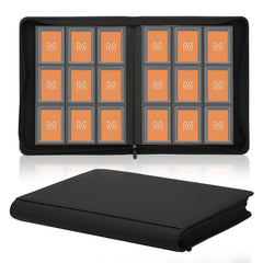 MOSLA Toploader Binder outer cover shows durable PU leather protecting cards