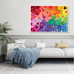 Mosro Finished puzzle shown as eye-catching wall decor.