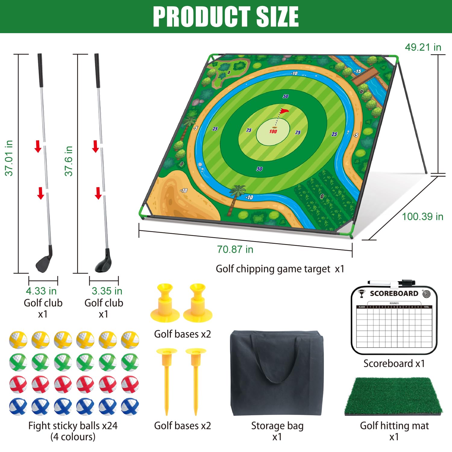 Mostop carry bags simplify transporting the set to parks or camps.